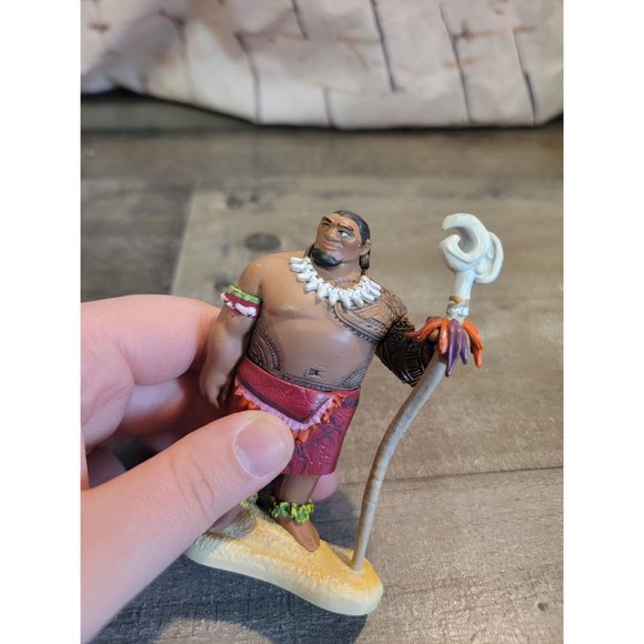 Disney Moana Chief Tui dad AS IS toy figure - Picture 3 of 7